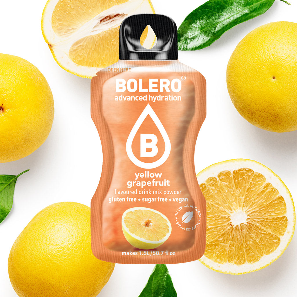 Zuckerfreies Bolero Drink Getränkepulver in der Sorte gelbe Grapefruit