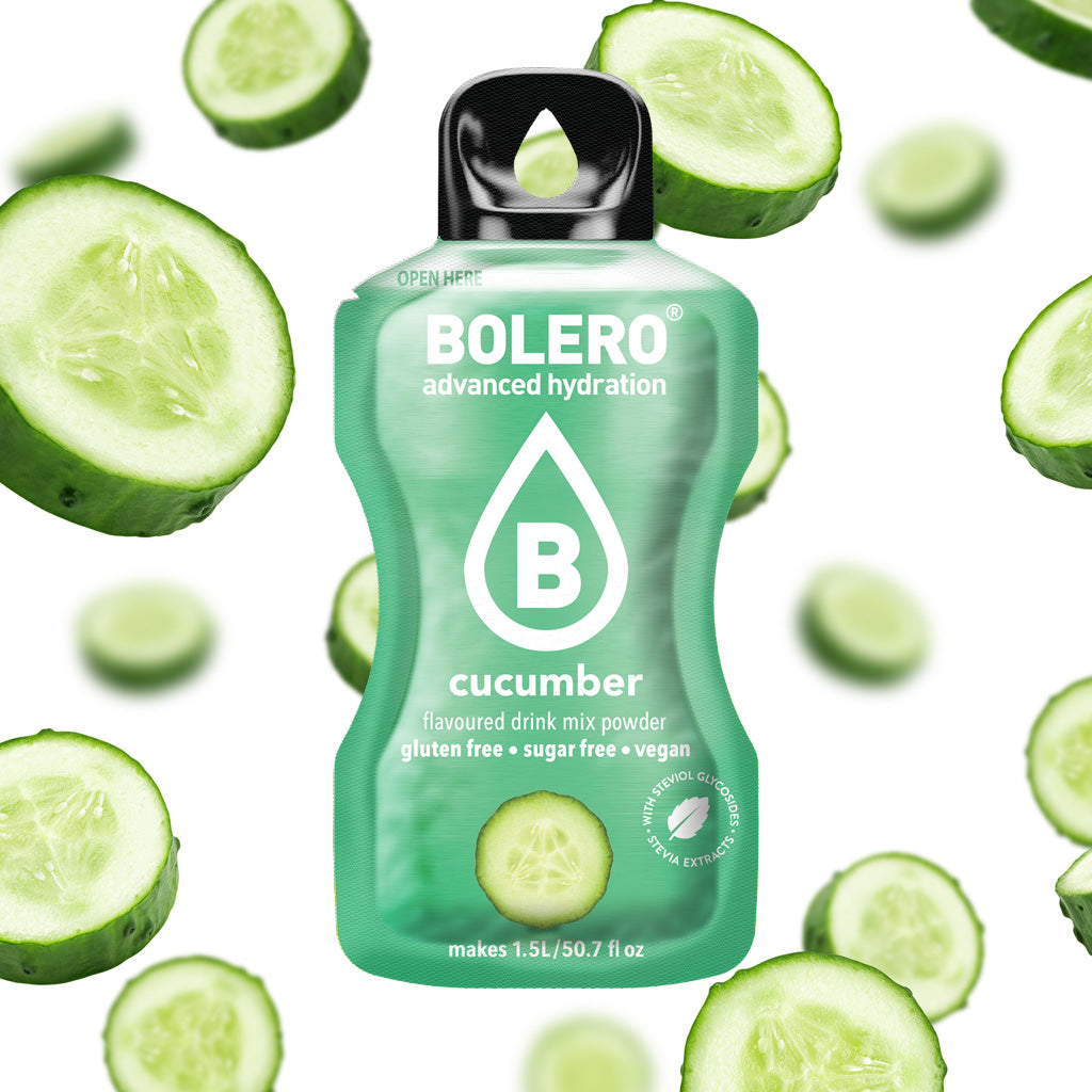 Zuckerfreies Bolero Drink Getränkepulver in der Sorte Gurke