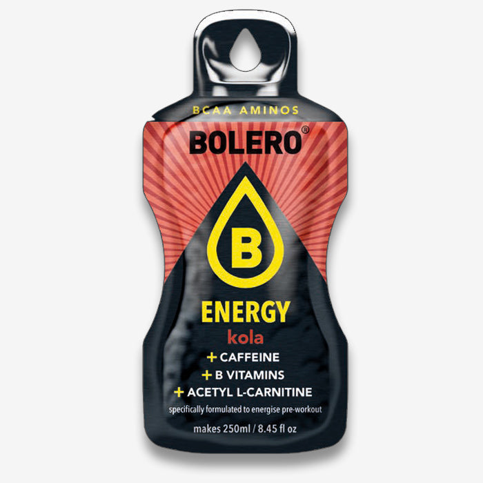 Bolero Energy Kola Energy effect with caffeine, ginseng and BCAA Bolero Energy Kola Energy effect with caffeine, ginseng and BCAA