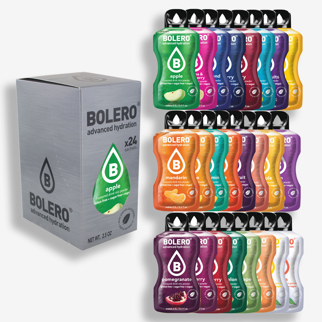 24 Beutel Bolero Drinks Beutel in verschiedenen Sorten für ca. 1,5 Liter