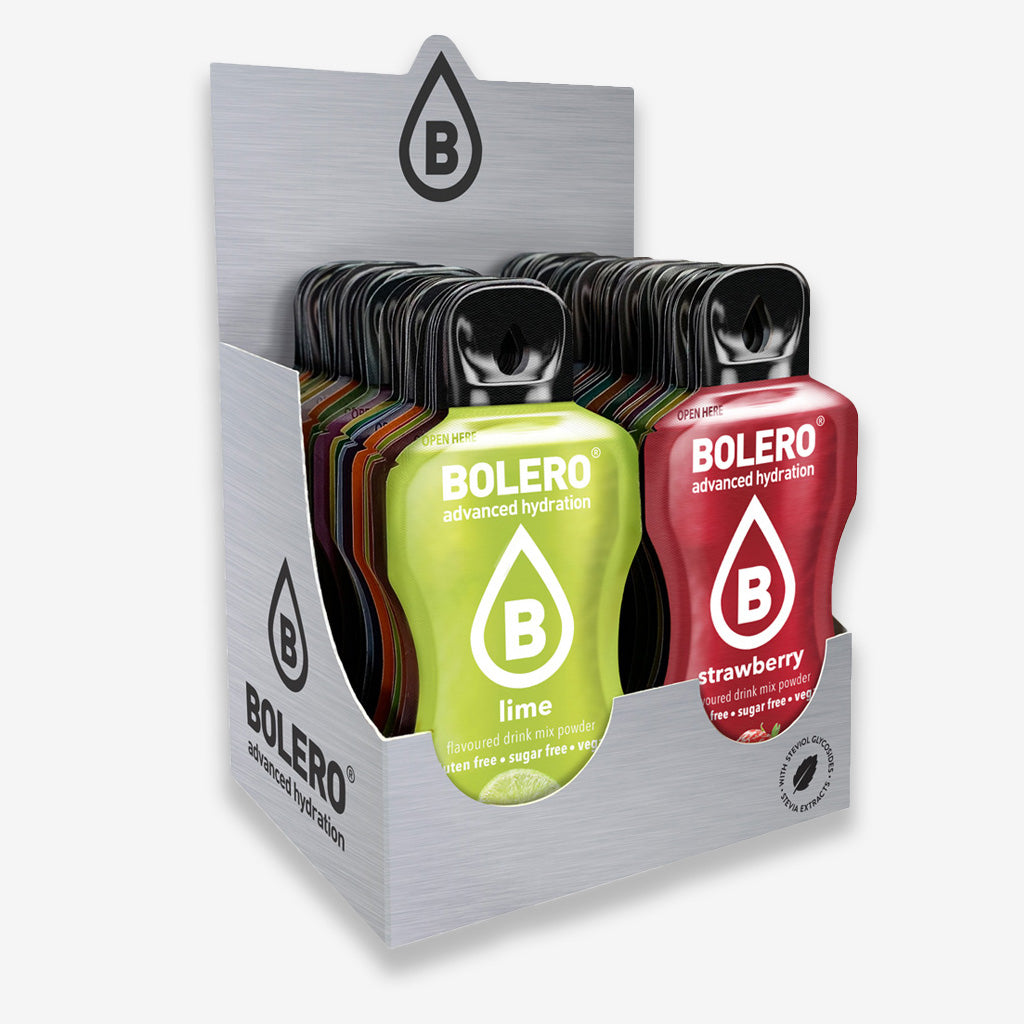 74 Beutel je 3 Gramm von Bolero Getränkepulver für 1,5 Liter zuckerfreies Getränk