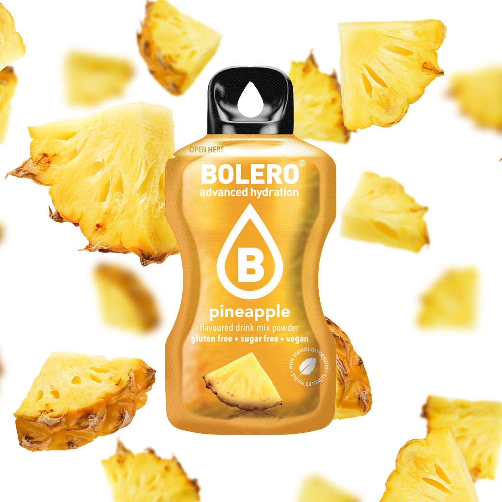 Zuckerfreies Bolero Drink Getränkepulver in der Sorte Ananas