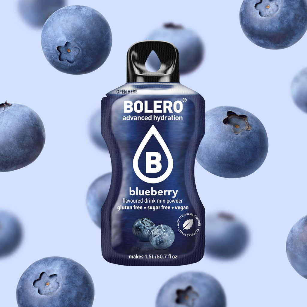 Zuckerfreies Bolero Drink Getränkepulver in der Sorte Blaubeere