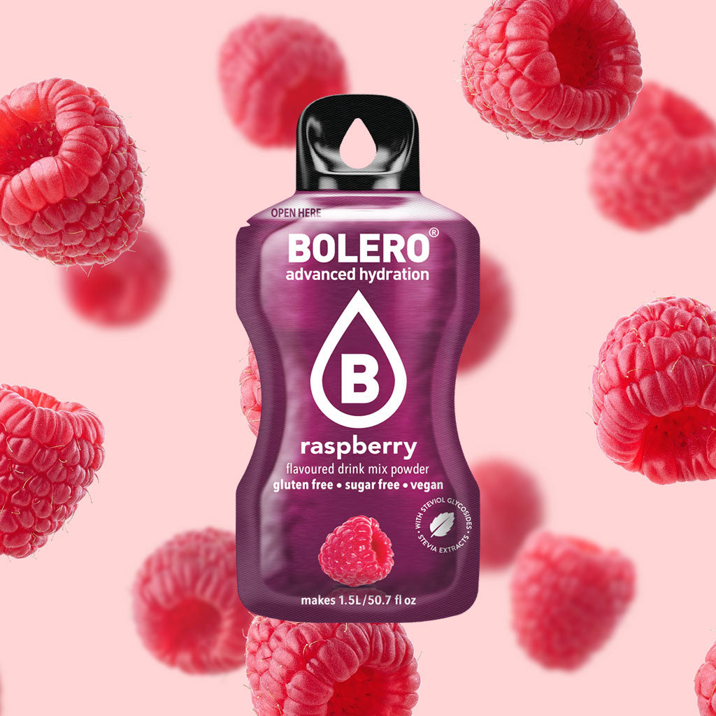 Zuckerfreies Bolero Drink Getränkepulver in der Sorte Himbeere