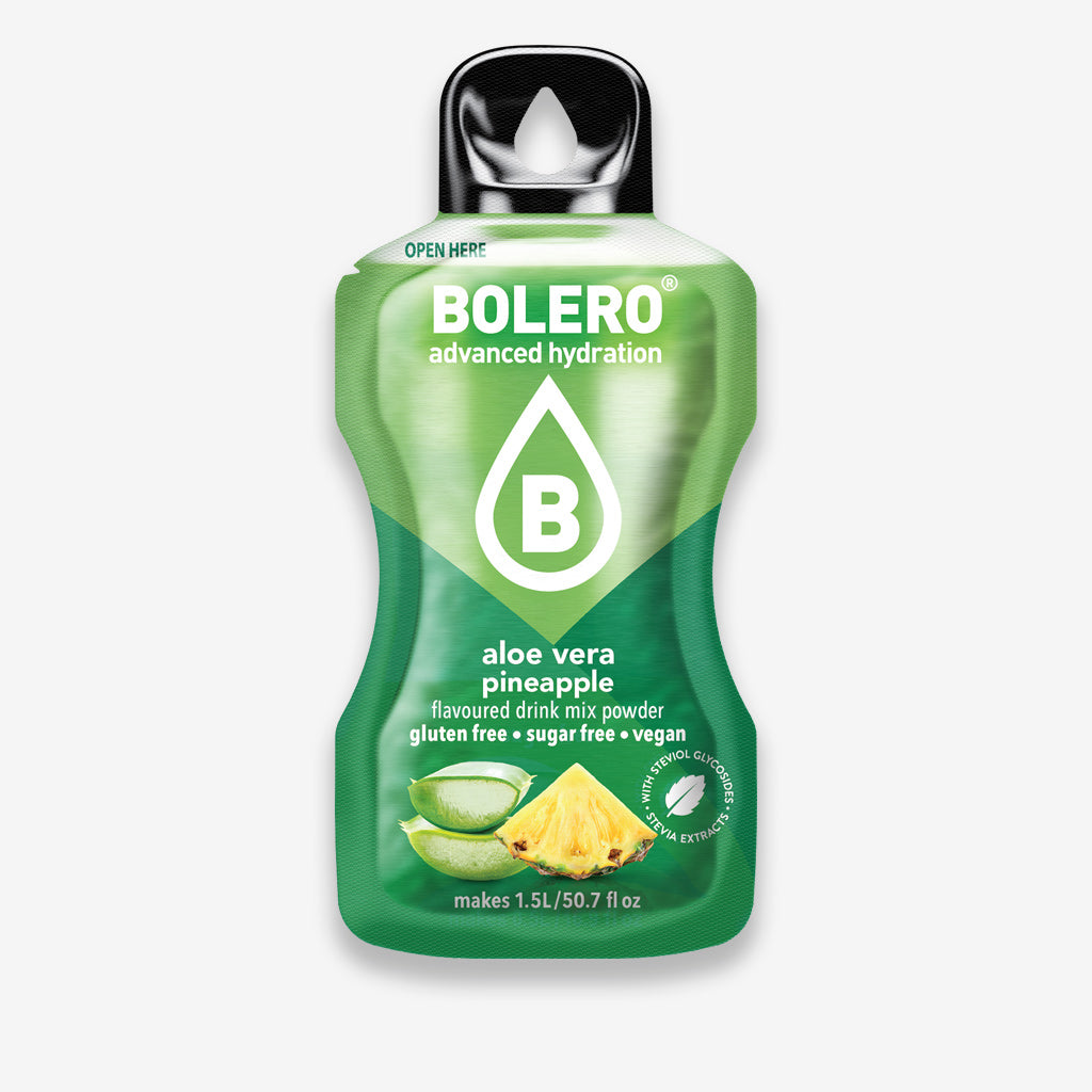 Bolero Getränkepulver Beutel – zuckerfreies Erfrischungsgetränk mit Aloe Vera Ananas Geschmack
