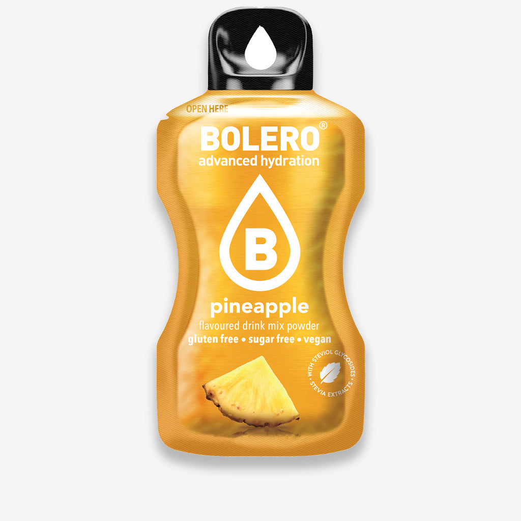 Bolero Getränkepulver Beutel – erfrischendes Pulver für ein zuckerfreies Getränk mit Ananas Geschmack