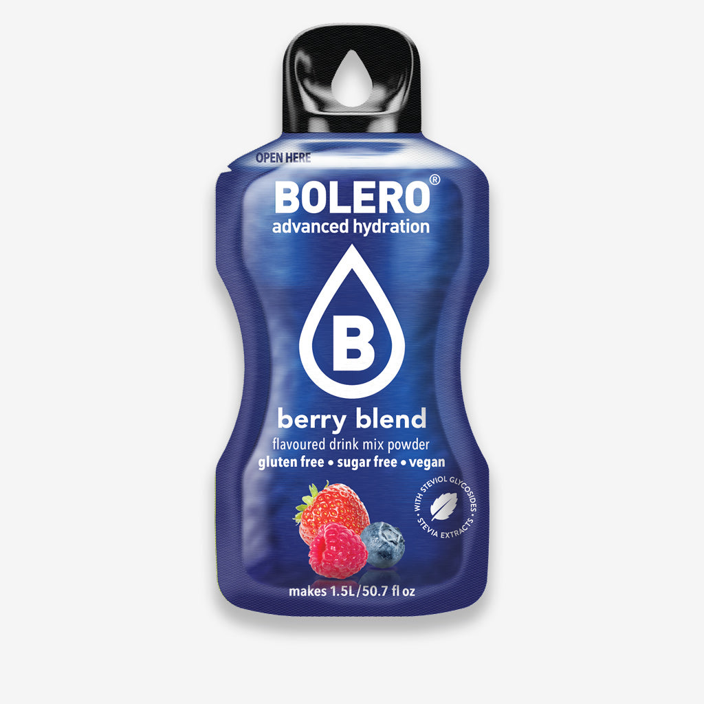 Bolero Getränkepulver Beutel – erfrischendes Pulver für ein zuckerfreies Getränk mit Berry Blend Geschmack