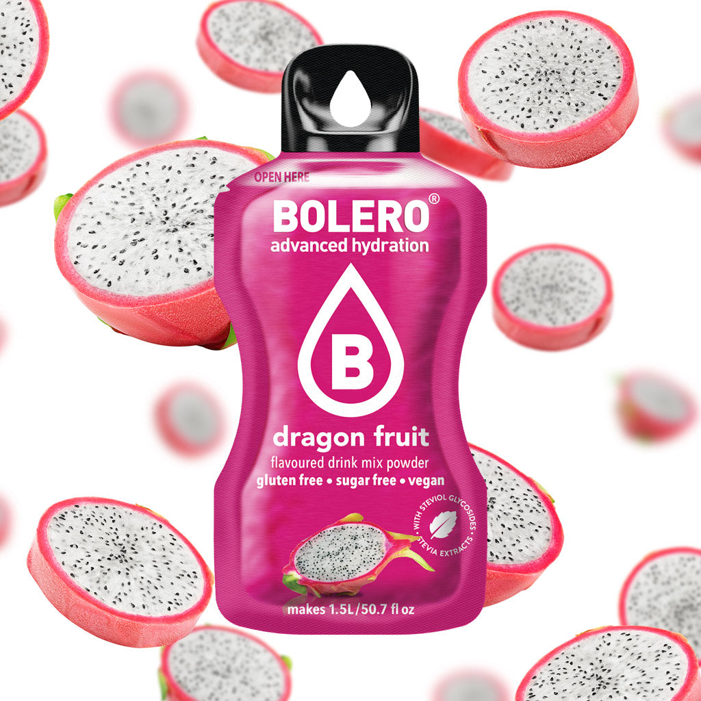 Zuckerfreies Bolero Drink Getränkepulver in der Sorte Drachenfrucht