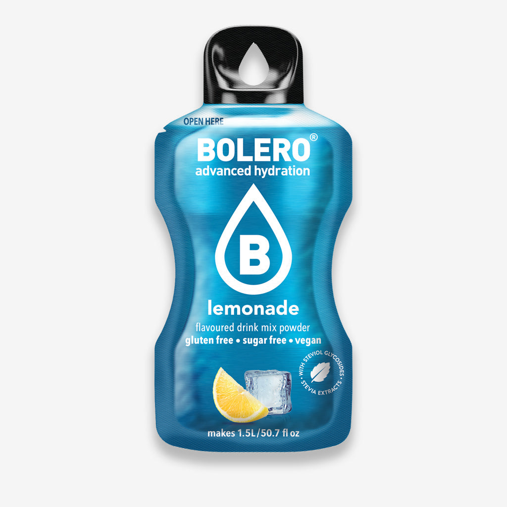 Bolero Drink Getränkepulver Beutel – Getränkepulver für ein zuckerfreies Getränk mit Limonaden Geschmack