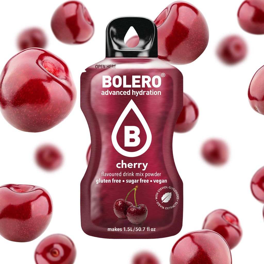 Zuckerfreies Bolero Getränkepulver mit der Geschmacksrichtung Banane & Kirsche