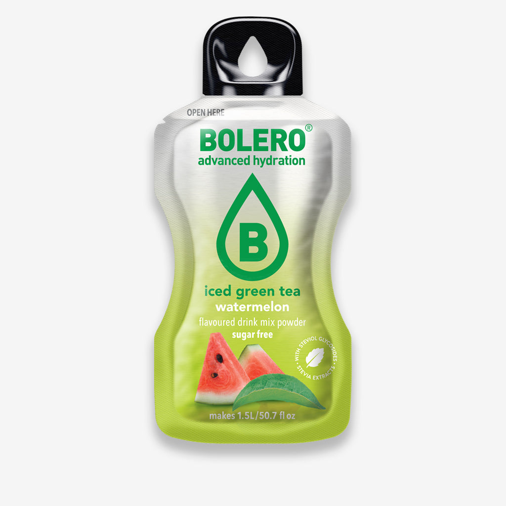 Thé vert glacé à la pastèque