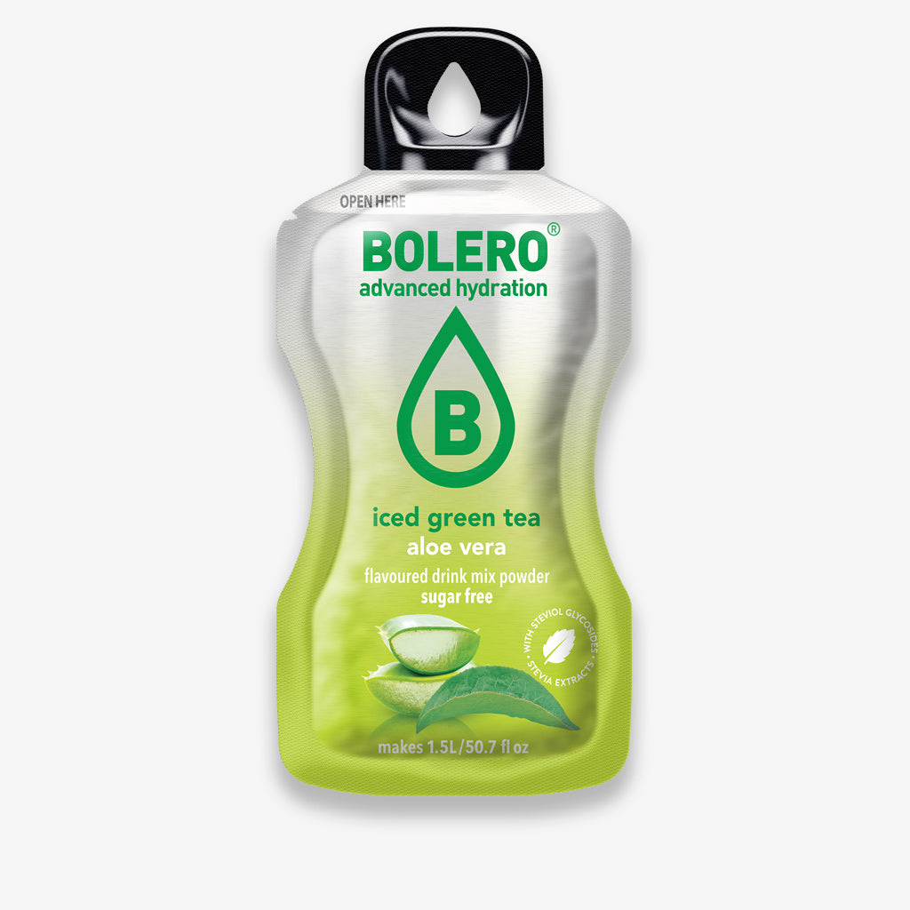 Thé vert glacé à l'aloe vera